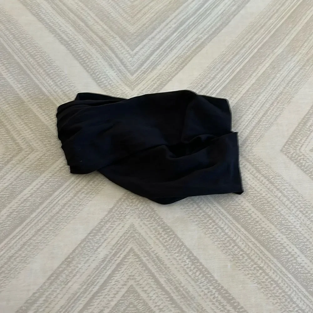 L. ERICKSON BLACK ITALIAN HEADWRAP